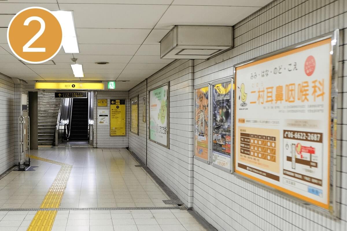 西田辺駅1版出口_02